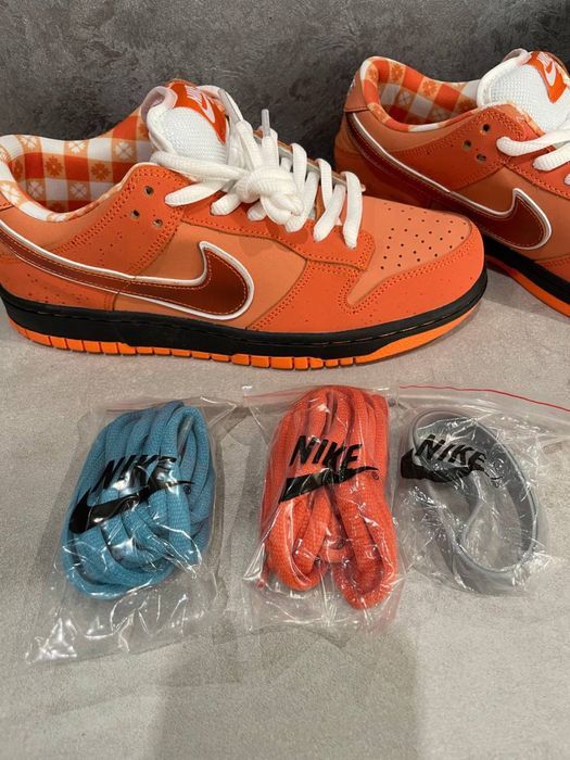 Кроссовки Nike SB Dunk Low Orange Lobster 36-45 Full Наложенный