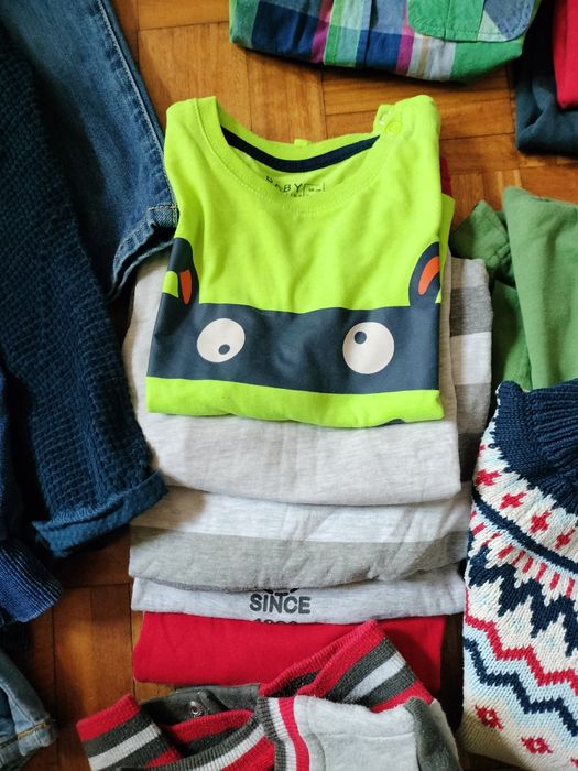 Lote de roupa bebê menino