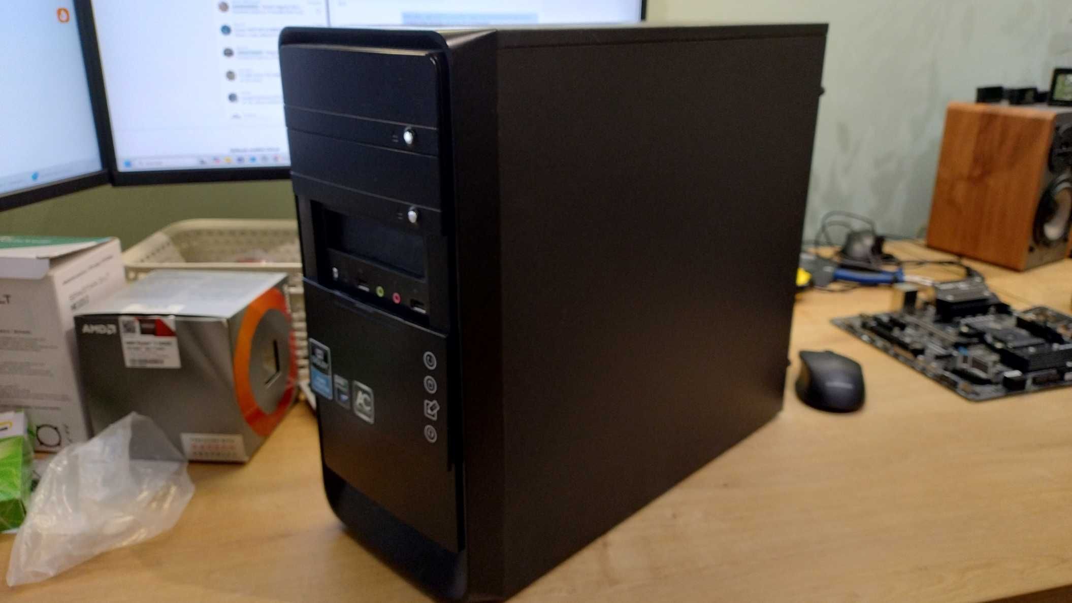 Obudowa PC micro ATX z 2 wentylatorami PWM