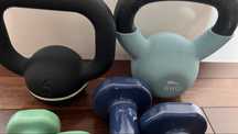 Zestaw hantli i kettlebell