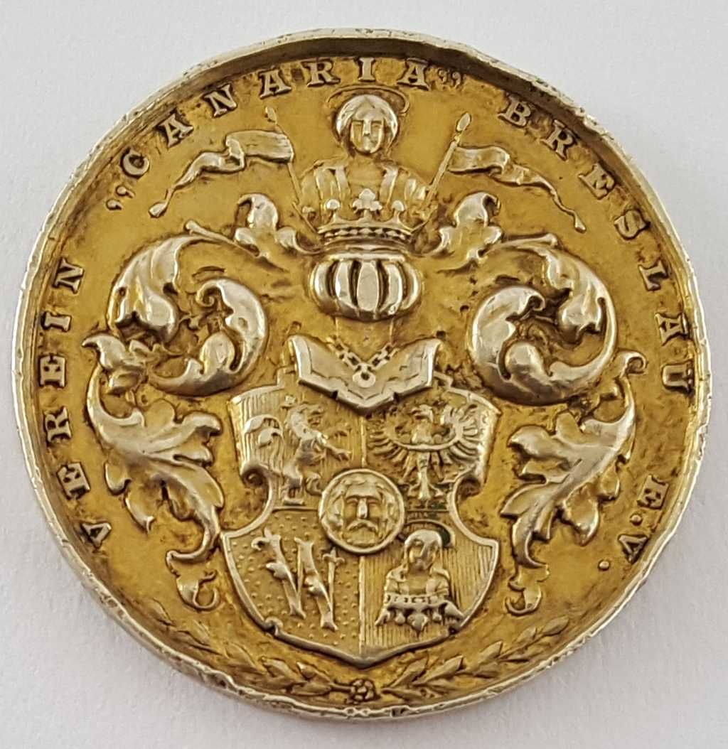 Medal Wrocławskiego Towarzystwa Canaria - XIX wiek