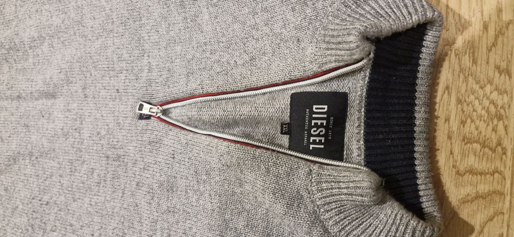 Sweter popielaty Diesel xxl