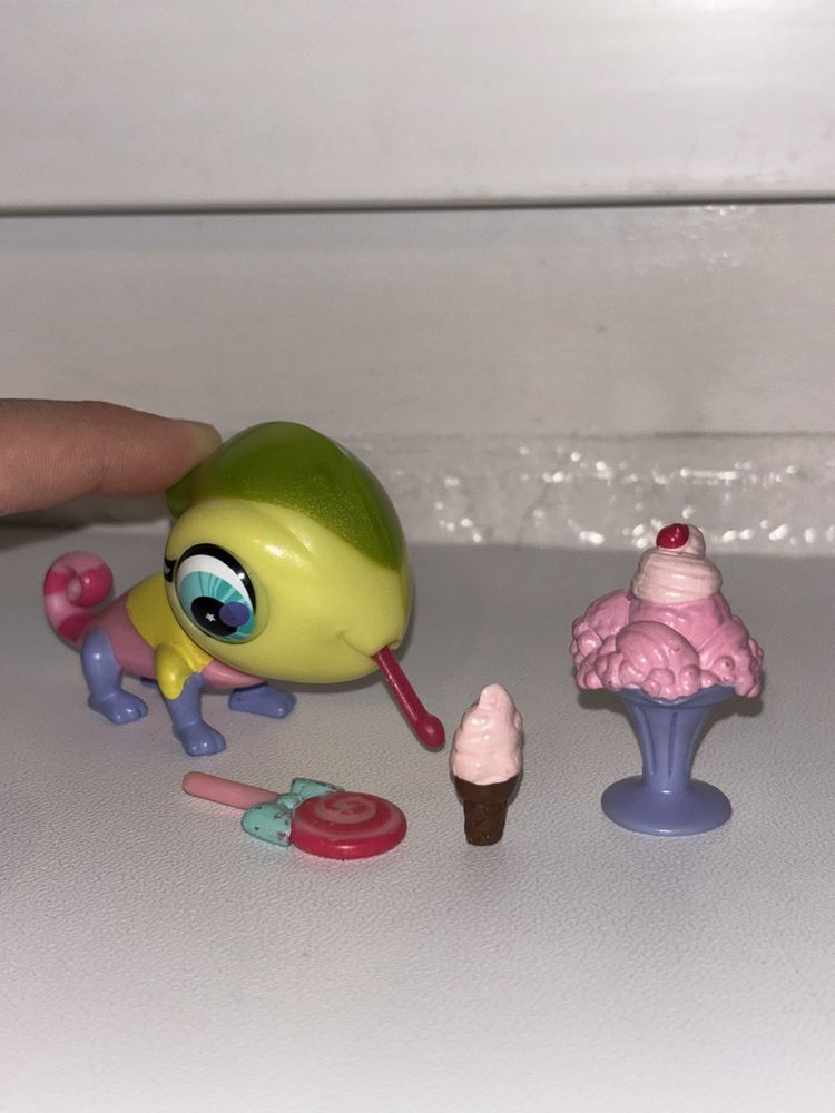 LITTLEST PET SHOP cyrk kameleon panda flaming żyrafa angora limuzyna