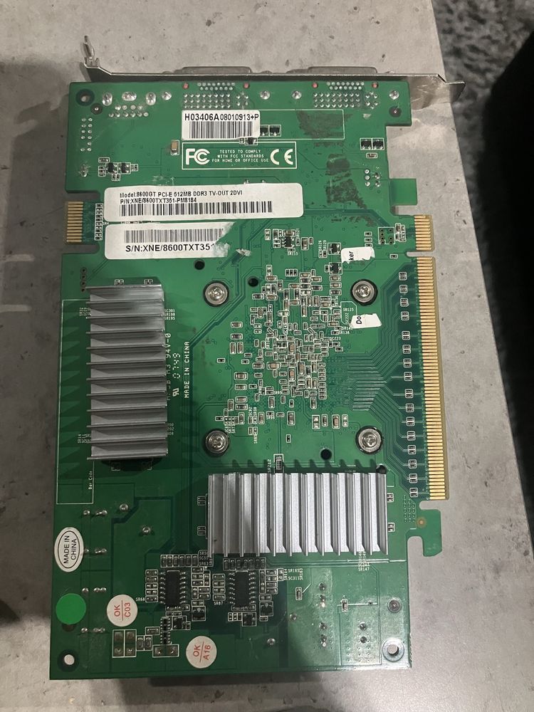 Karta graficzna NVIDIA GeForce 8600 GT 512MB DDR3 PCI-E