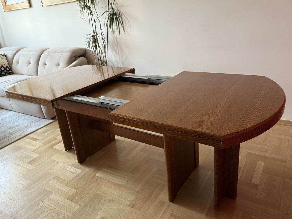 Stół rozkładany 160x95, 4 dostawki po 50cm, stan bardzo dobry