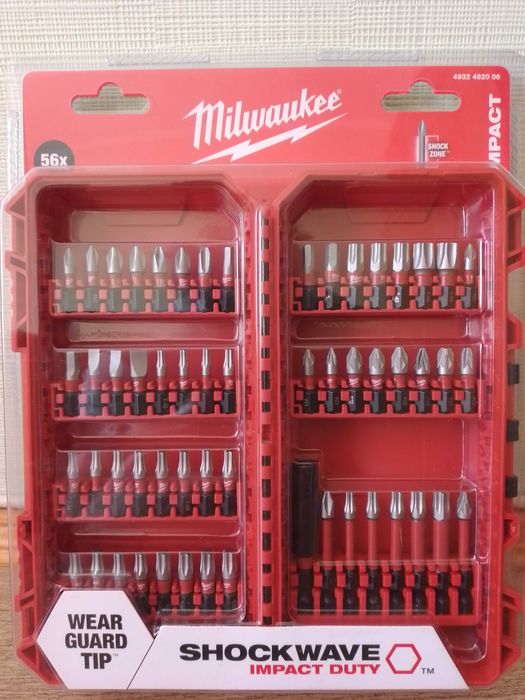 Набір біт SHOCKWAVE PACKOUT MILWAUKEE, (56шт) / 4932492006