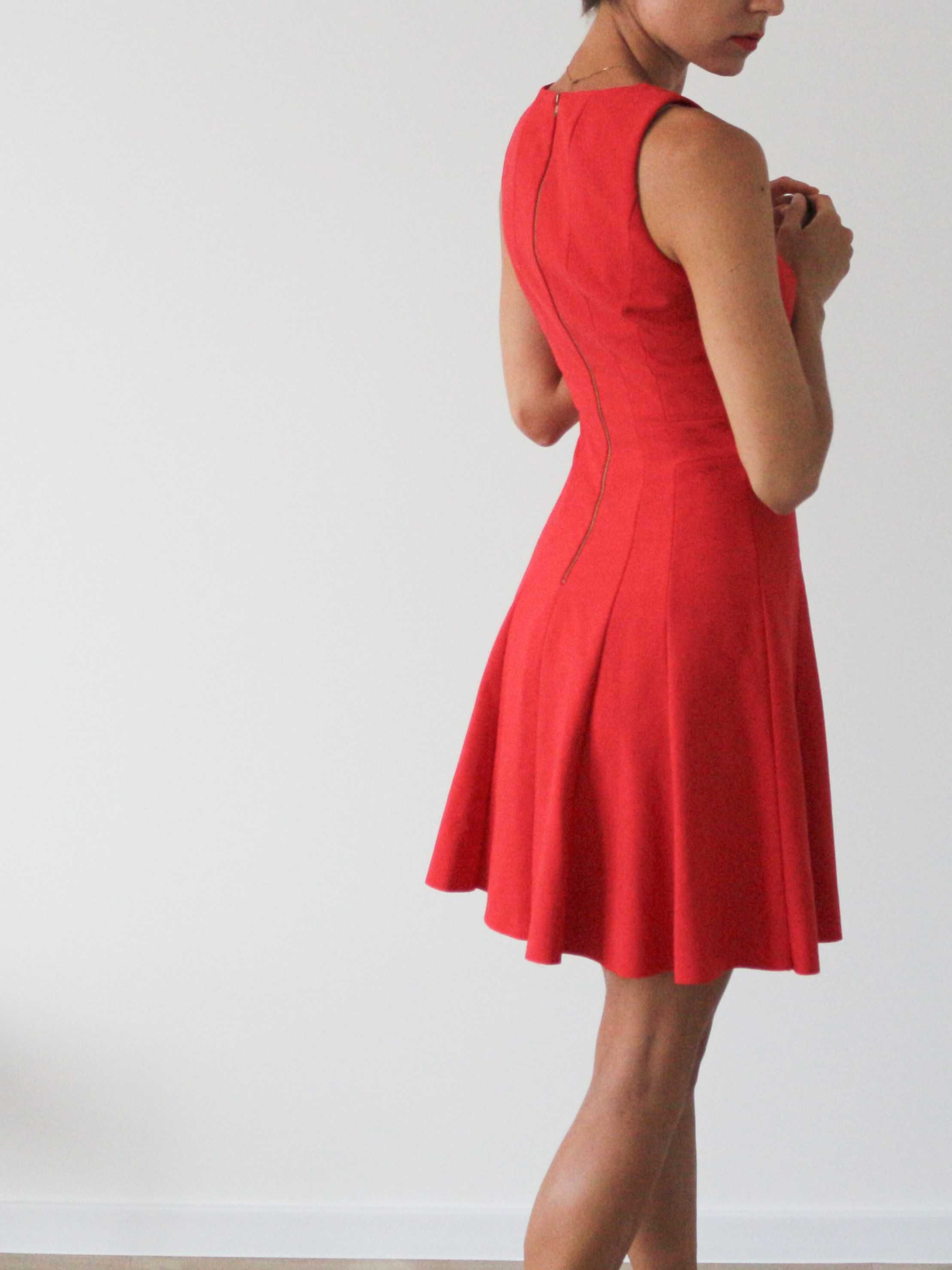 Червона міні-сукня H&M, 36 розмір