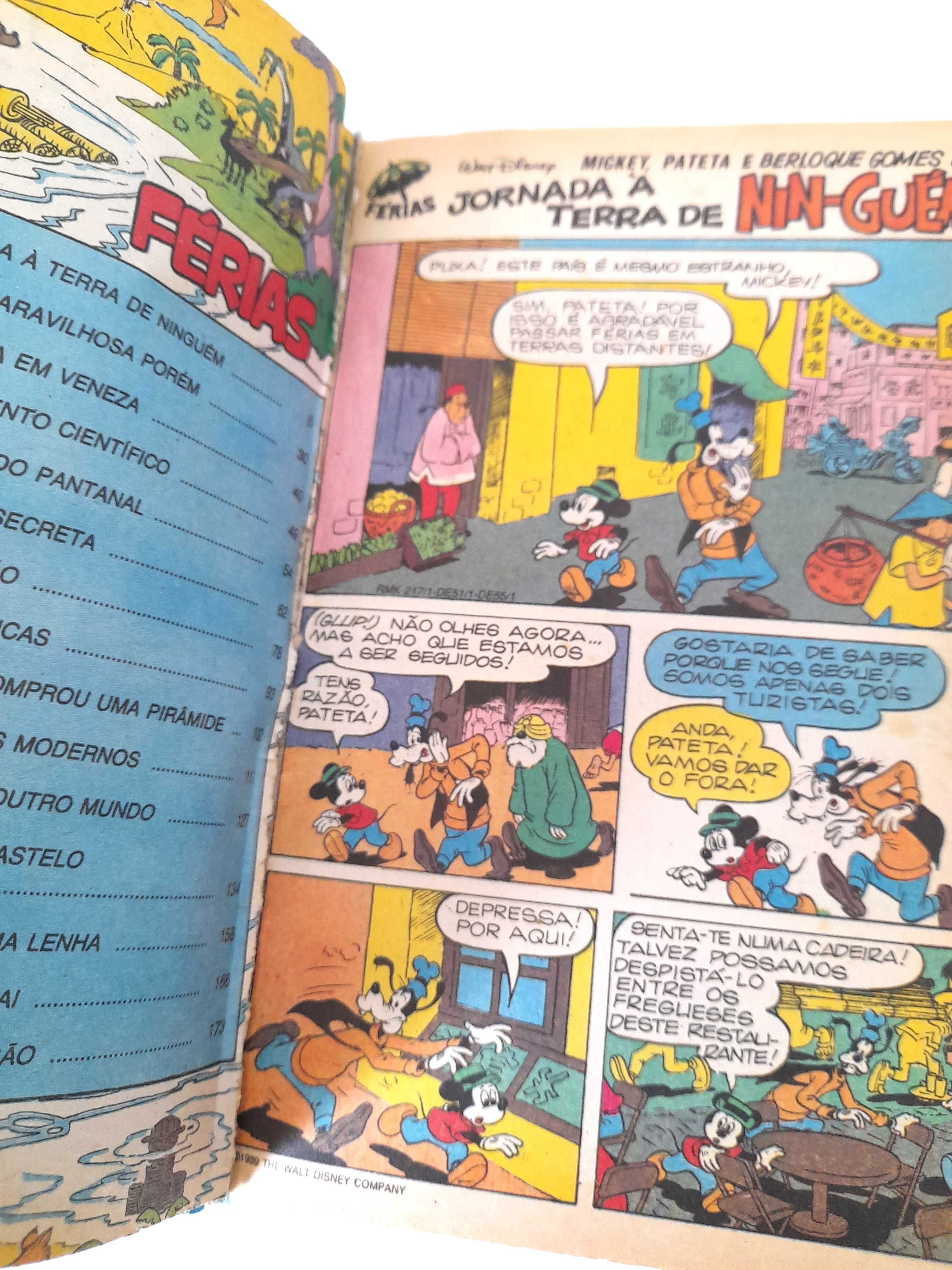 Livro Vintage de BD Disney Especialíssimo Número 31 Coleção Anos 80