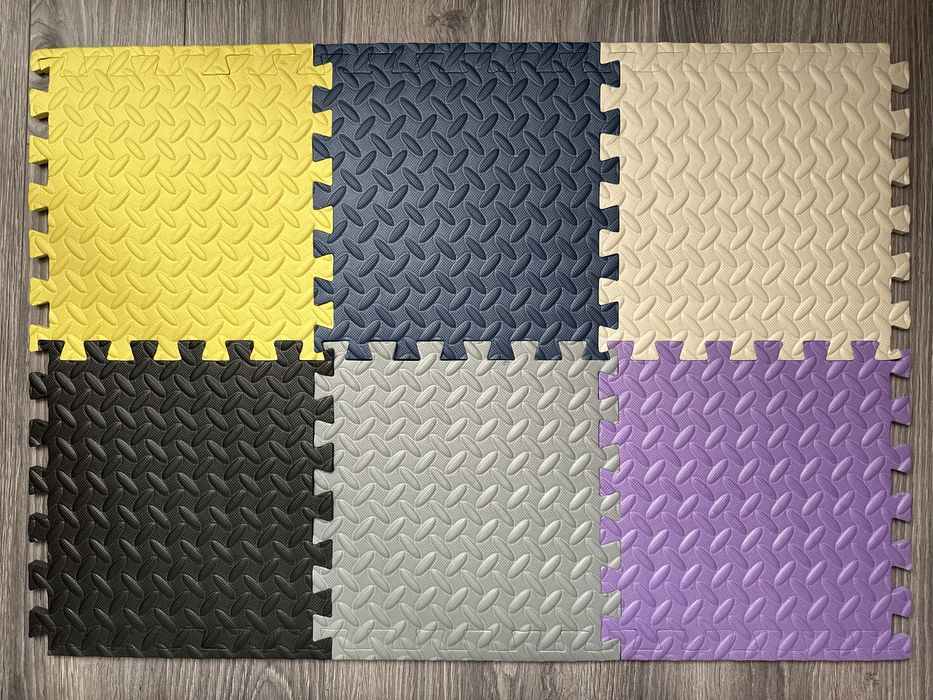 Килим пазл EVA 30*30*1 см дитячий/для спорту/дома/робочих приміщень