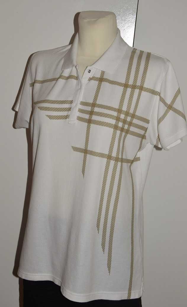 Burberry damska koszulka polo - golf luksusowej marki L-XL