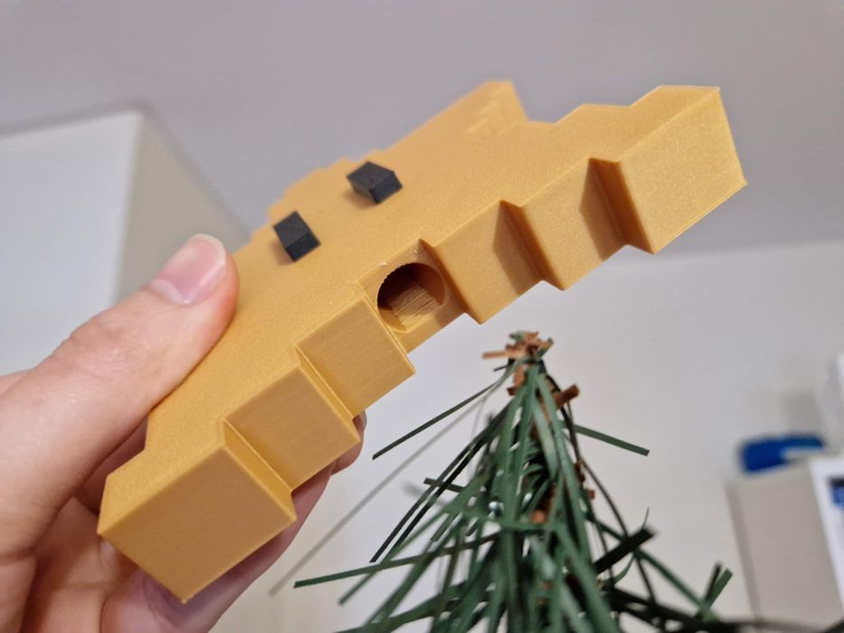 Estrela árvore de Natal Super Mario