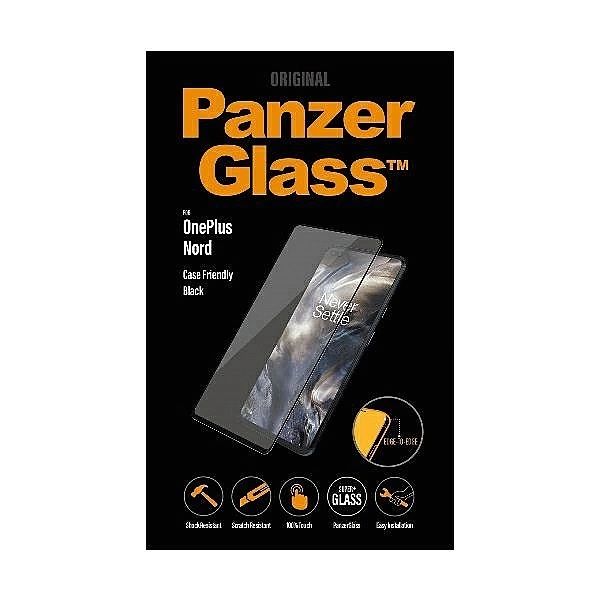 Szkło hartowane PanzerGlass E2E Super+ na OnePlus Nord - z czarną ramk