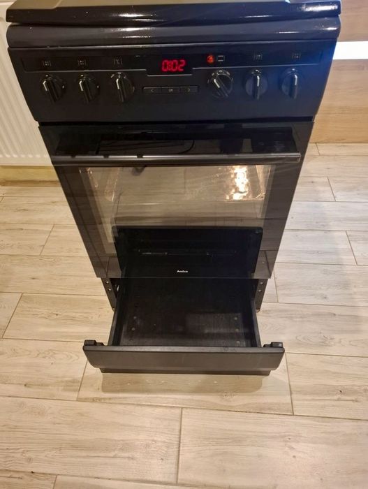 Плита Amica 57GES3.43HZpTaDNA, газ, електро, комбінована, дешева