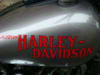 Naklejki AMF Harley Davidson FXLR FXEF FXE 1977 LOW RIDER