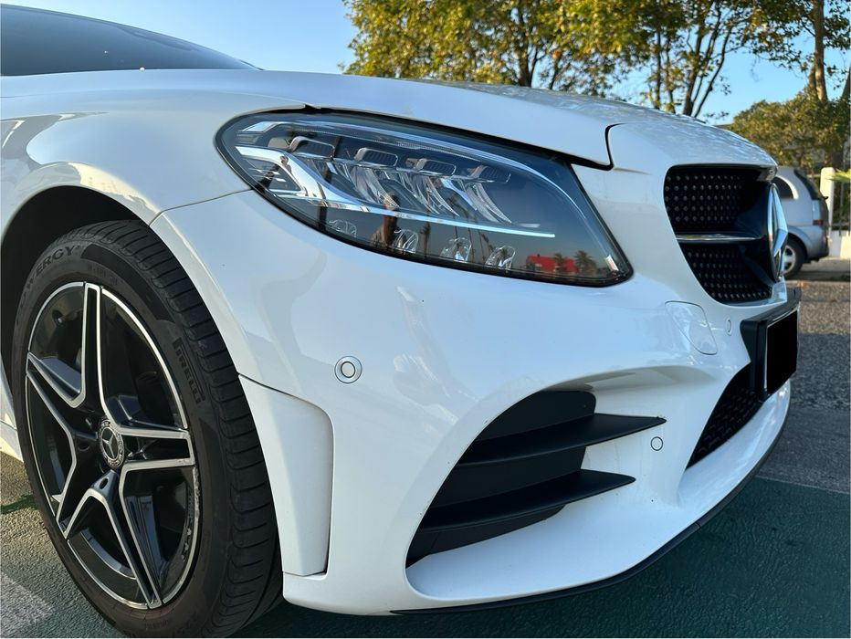 Mercedes C300 de AMG, 2021, Hibrid Plug-in 306CV 63 km elétrico!