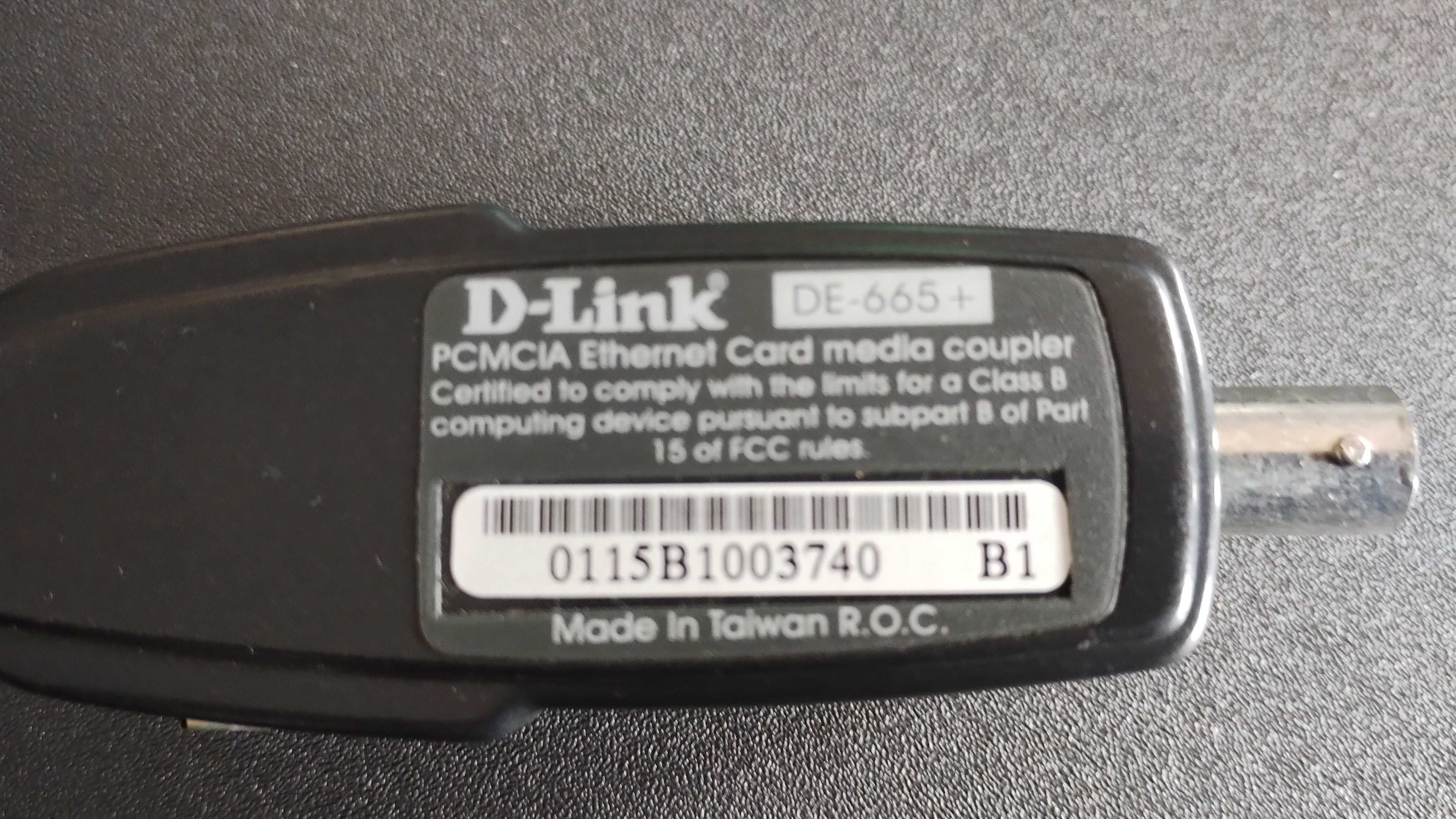 D-LINK DE-665+, Ehternet Card Media Coupler