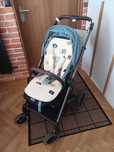 Cybex balios lux 2w1 sky blue + wyposazenie la milou