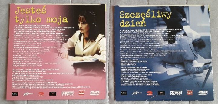 Jesteś tylko moja i Szczęśliwy dzień - filmy DVD