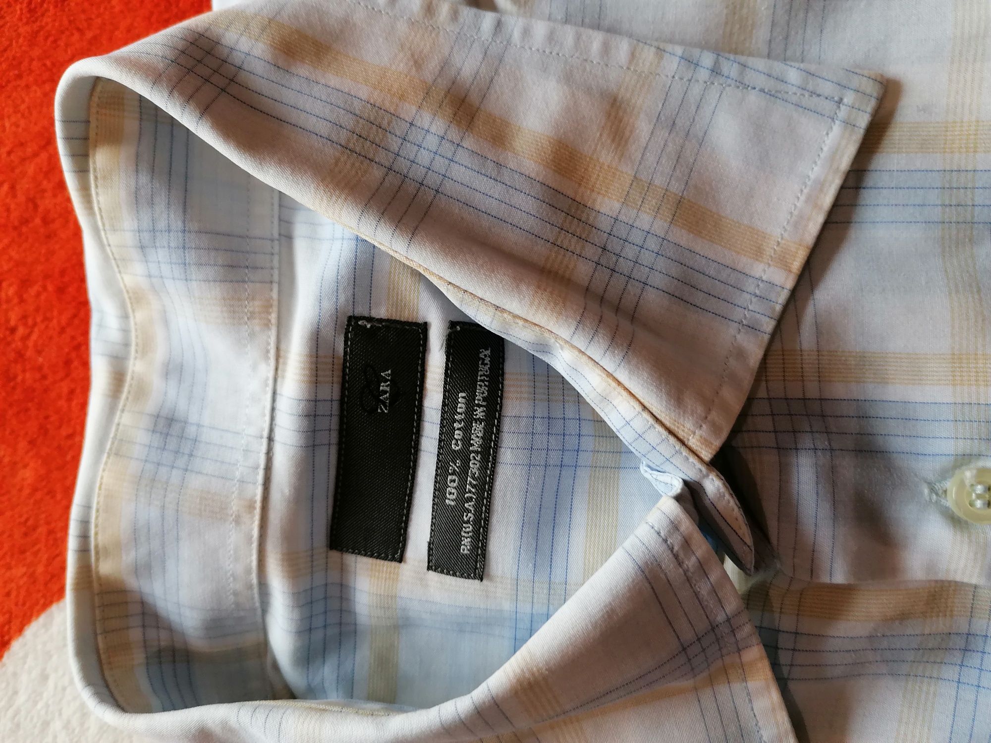 6 Camisas manga curta 100 %Alg.