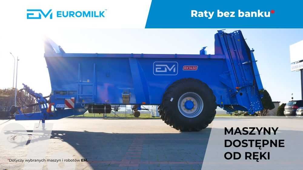 Rozrzutnik obornika EUROMILK Buffalo RX 1450 (14,2 m3) 14 Ton OD RĘKI