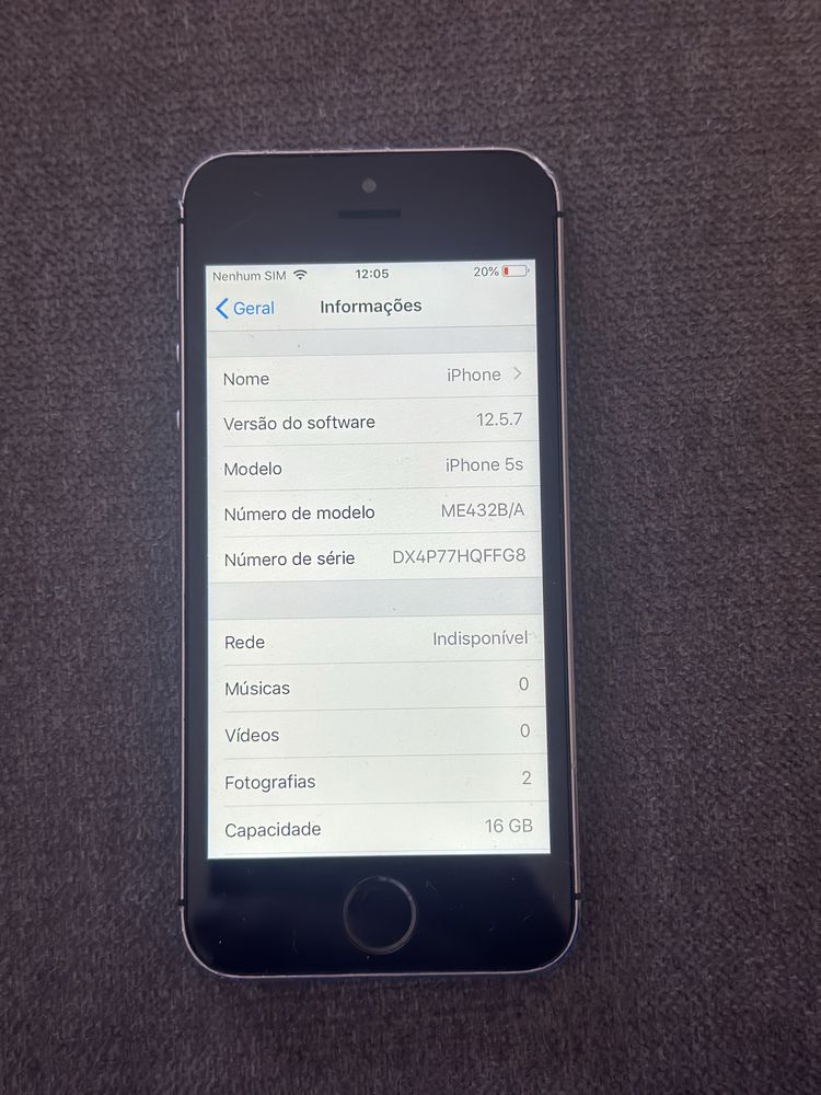 Iphone 5s em bom estado