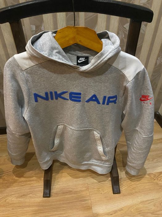 Худі Nike XS найк худи кенгуруха чоловіча кофта сіра светр теплий оріг