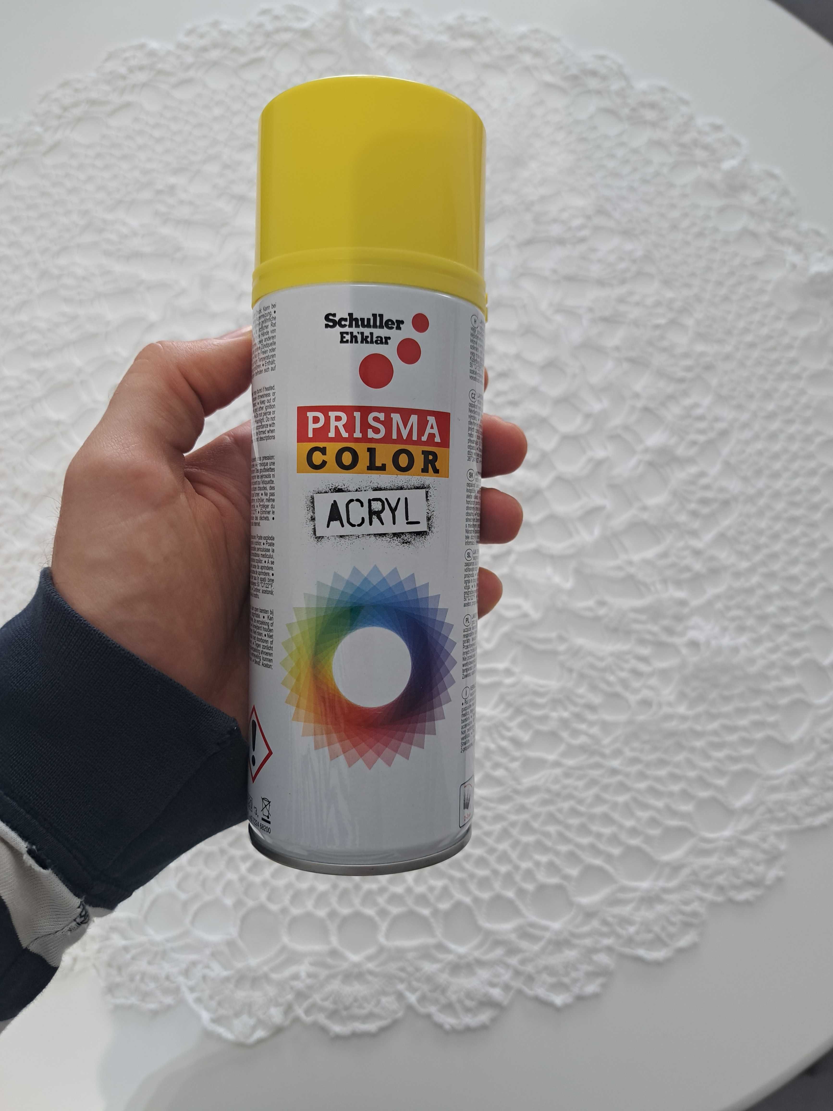 farba w spreju żółta jaskrawa