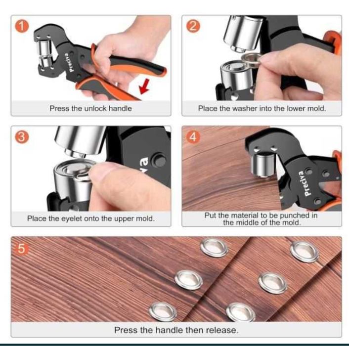 Zestaw do przelotek 10mm Preciva