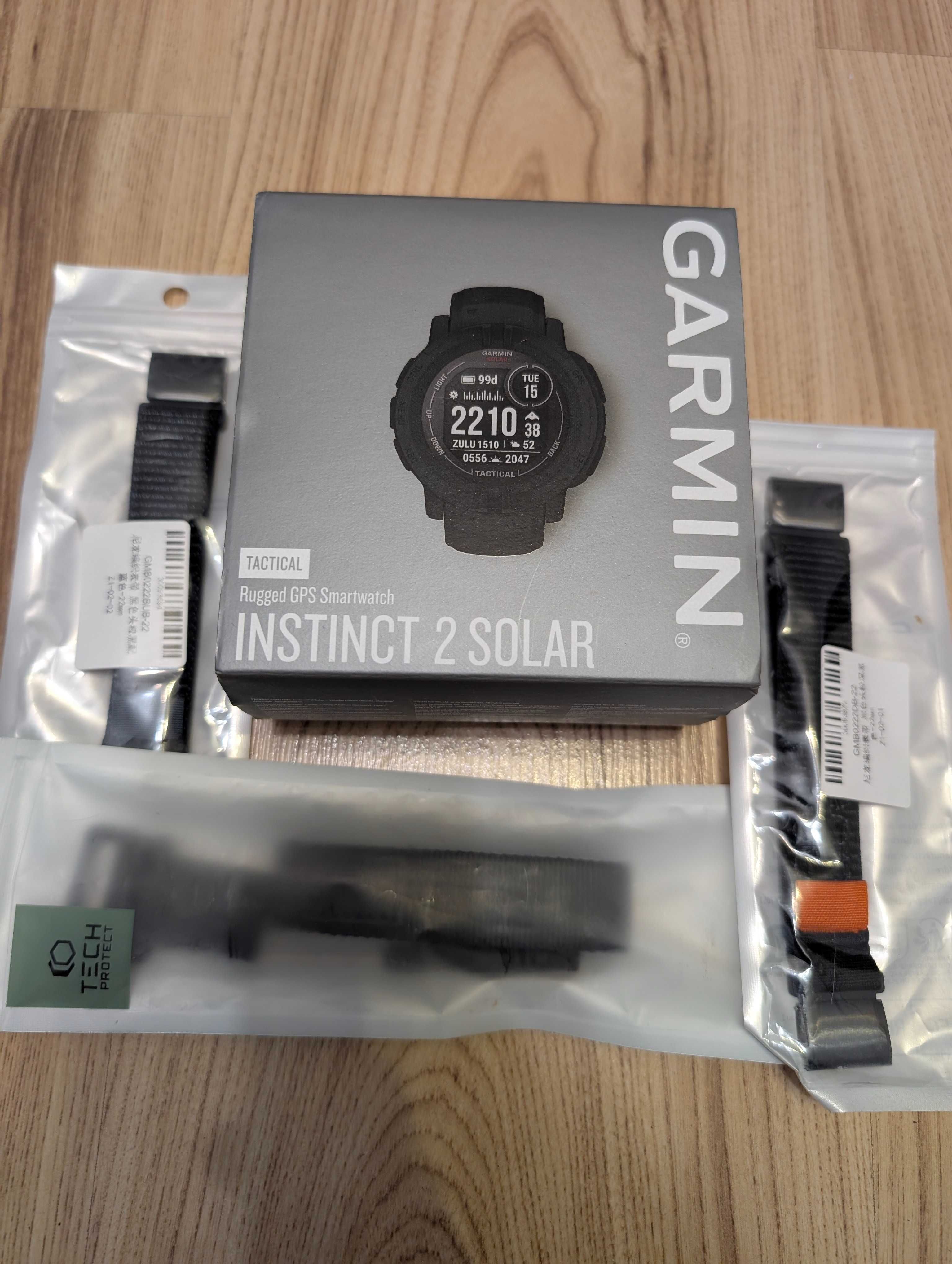 Smartwatch GARMIN Instinct 2 Solar Tactical Edition Czarny