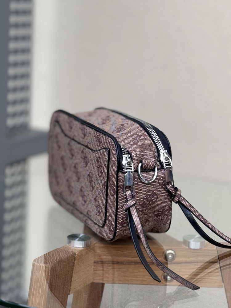 Torebka damska Guess beżowa khaki brązowa