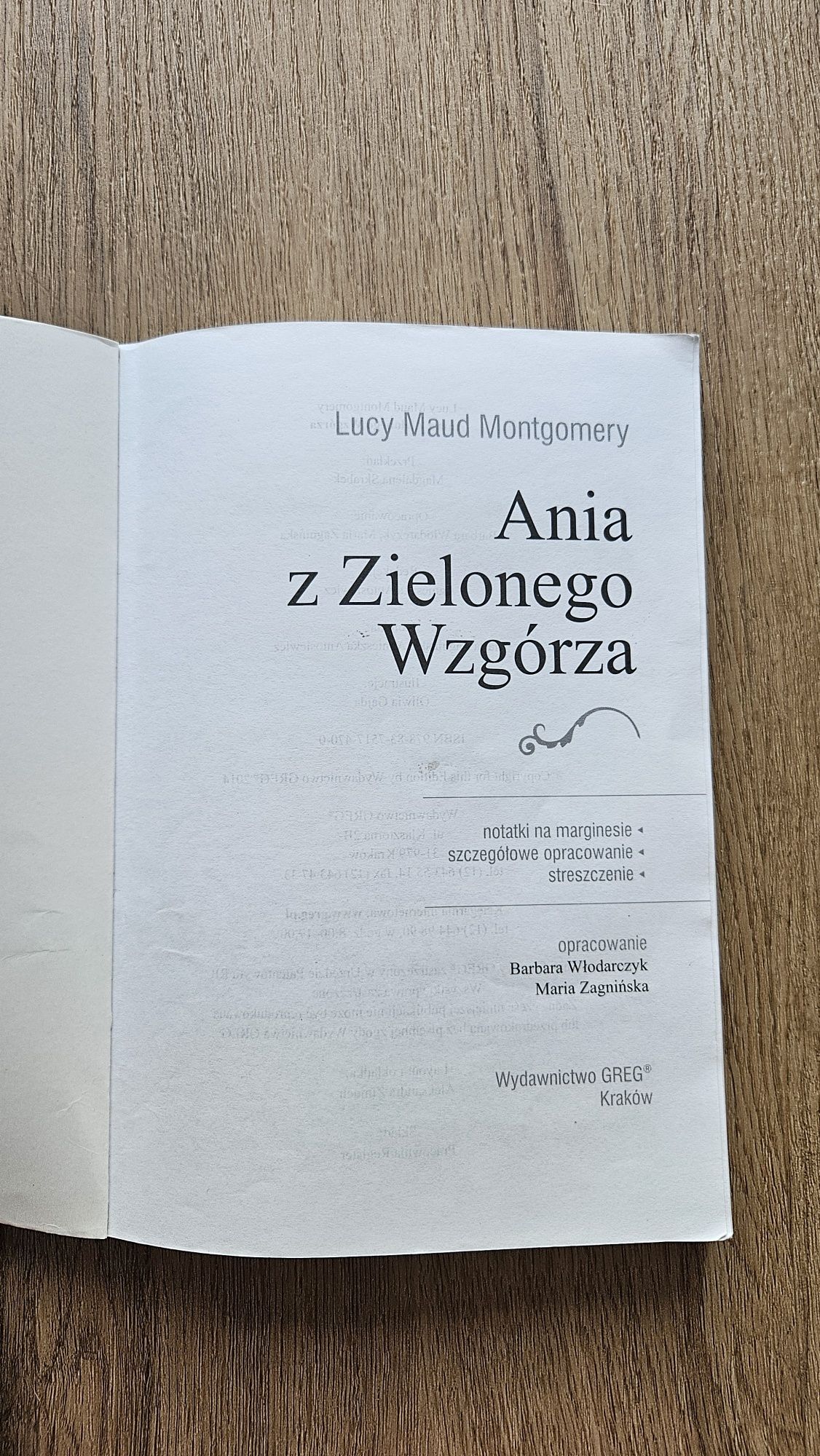 Ania z Zielonego Wzgórza