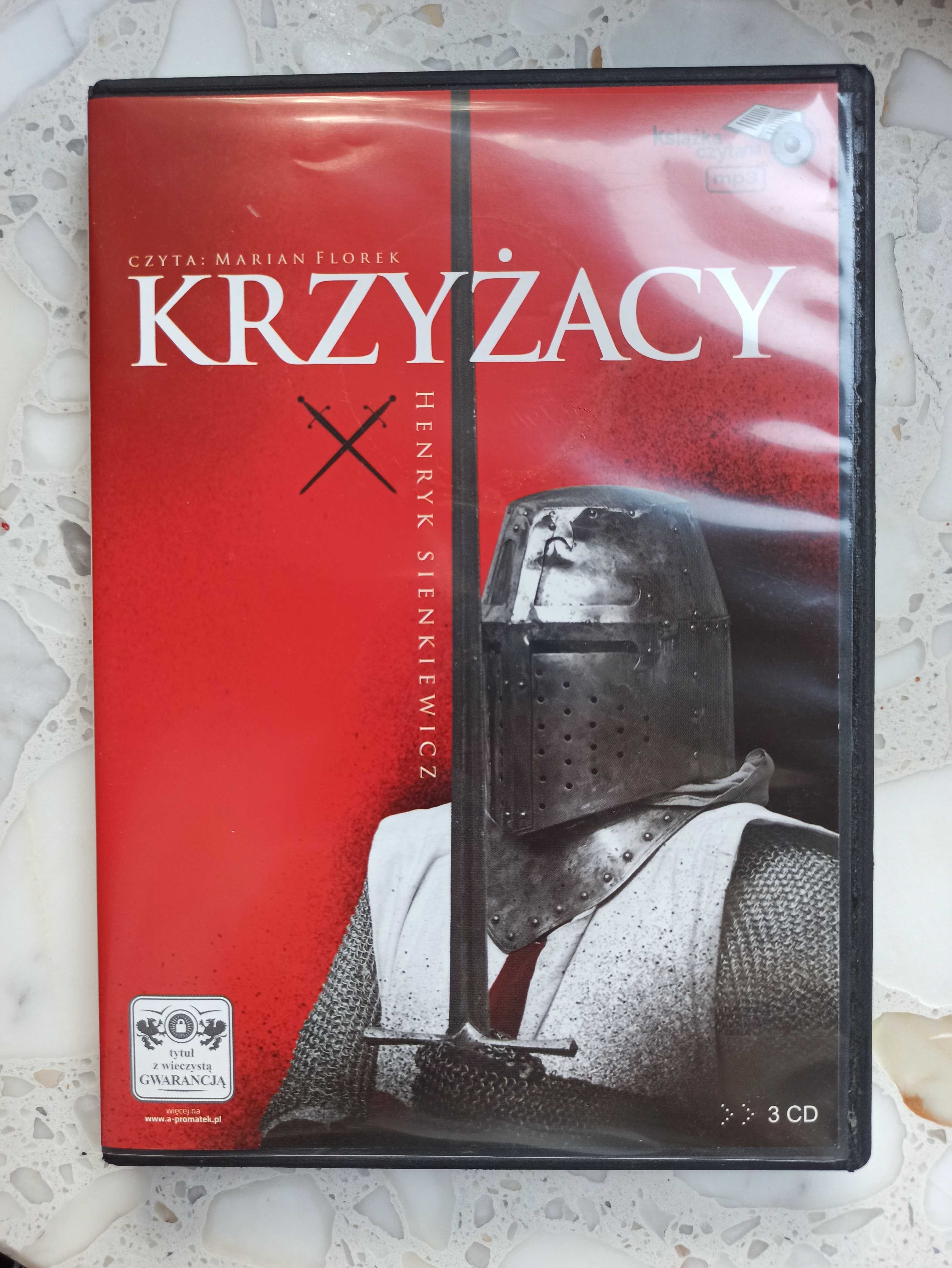 Audiobook "KRZYŻACY" Henryk Sienkiewicz (3 płyty CD-MP3)