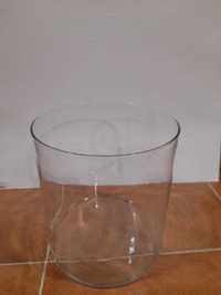 Vaso de vidro redondo (20 altura x 18 diâmetro)