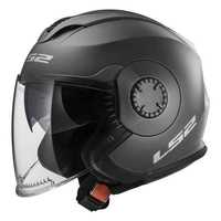 Kask otwarty na skuter/chopper LS2 OF570 Verso Solid Matt Titanium L