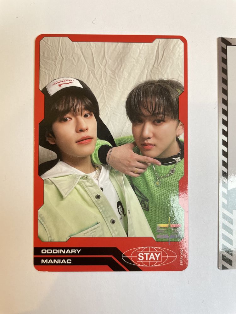 Photocard oddinary stray kids Hyunjin Seungmin Changbin