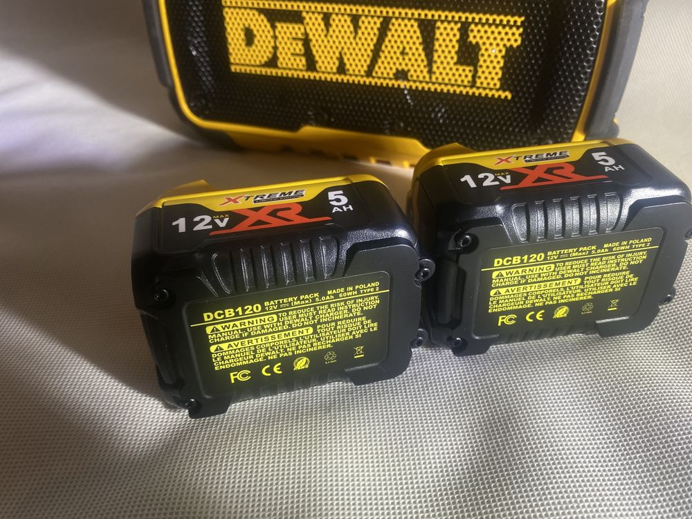 Akumulator Baterią Dewalt 12v/5ah Nowe