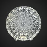 Szklany wazon firmy Beyer 1960 w stylu asteroid B41/101999