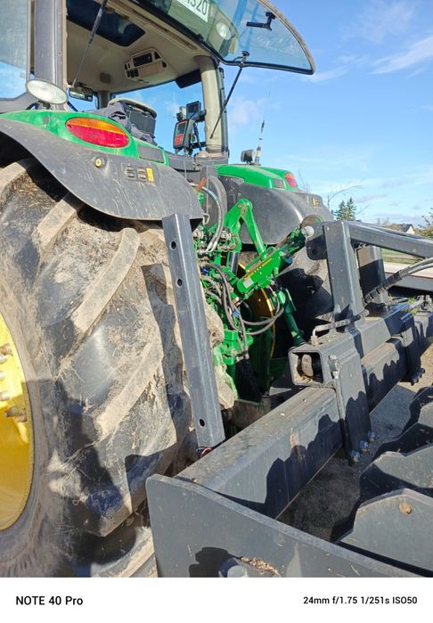 John Deere 6155r   Krajowy Pierwszy właściciel Ciągnik 6215R