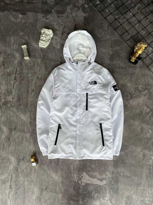 Вітровка TNF The North Face White чоловіча з біркою qr-code 57/XH3