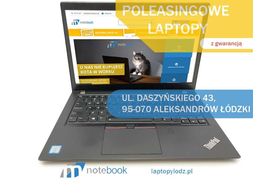 laptop LENOVO ThinkPad T480s i7-8650U 4x 1.90GHz FHD dotykowy ekran