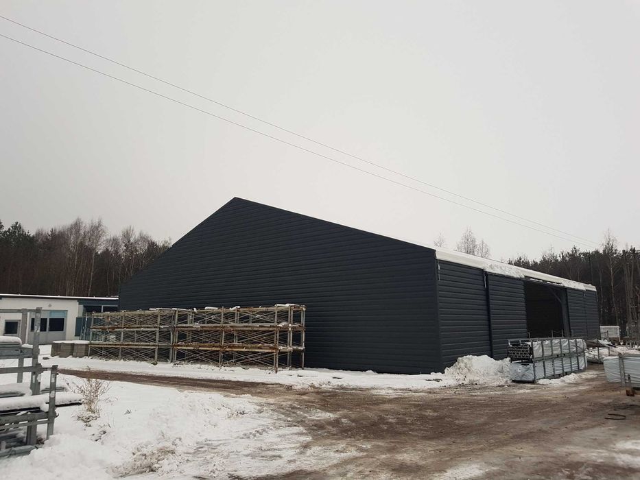 HALA NAMIOTOWA OCIEPLANA magazynowa, całoroczna   12X25X4,5 AG HALE