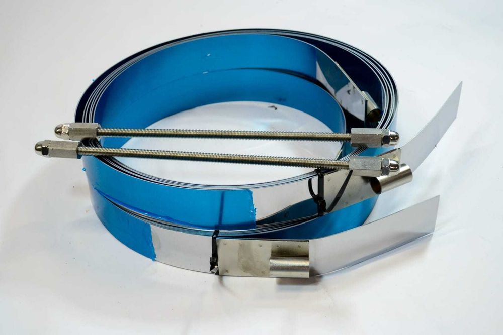 Taśma nierdzewna ozdobna spinajaca balie ogrodowa 2metry