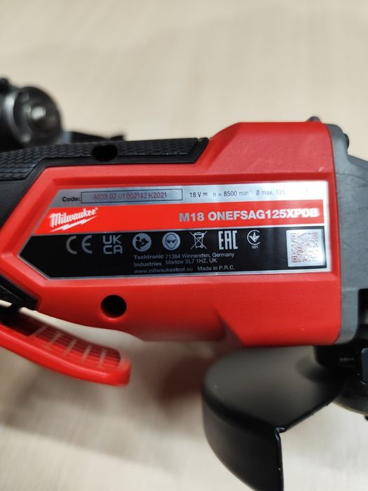 Milwaukee M18 CAG 125XPDB акумуляторна безщіткова болгарка Мілвоке ори