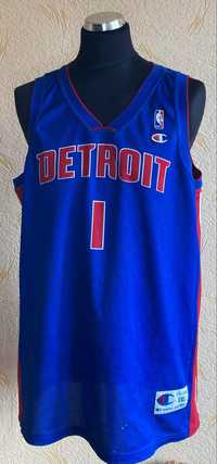 Koszulka Detroit Pistons 2008/2009 Iverson 1 Champion Roz. XXL