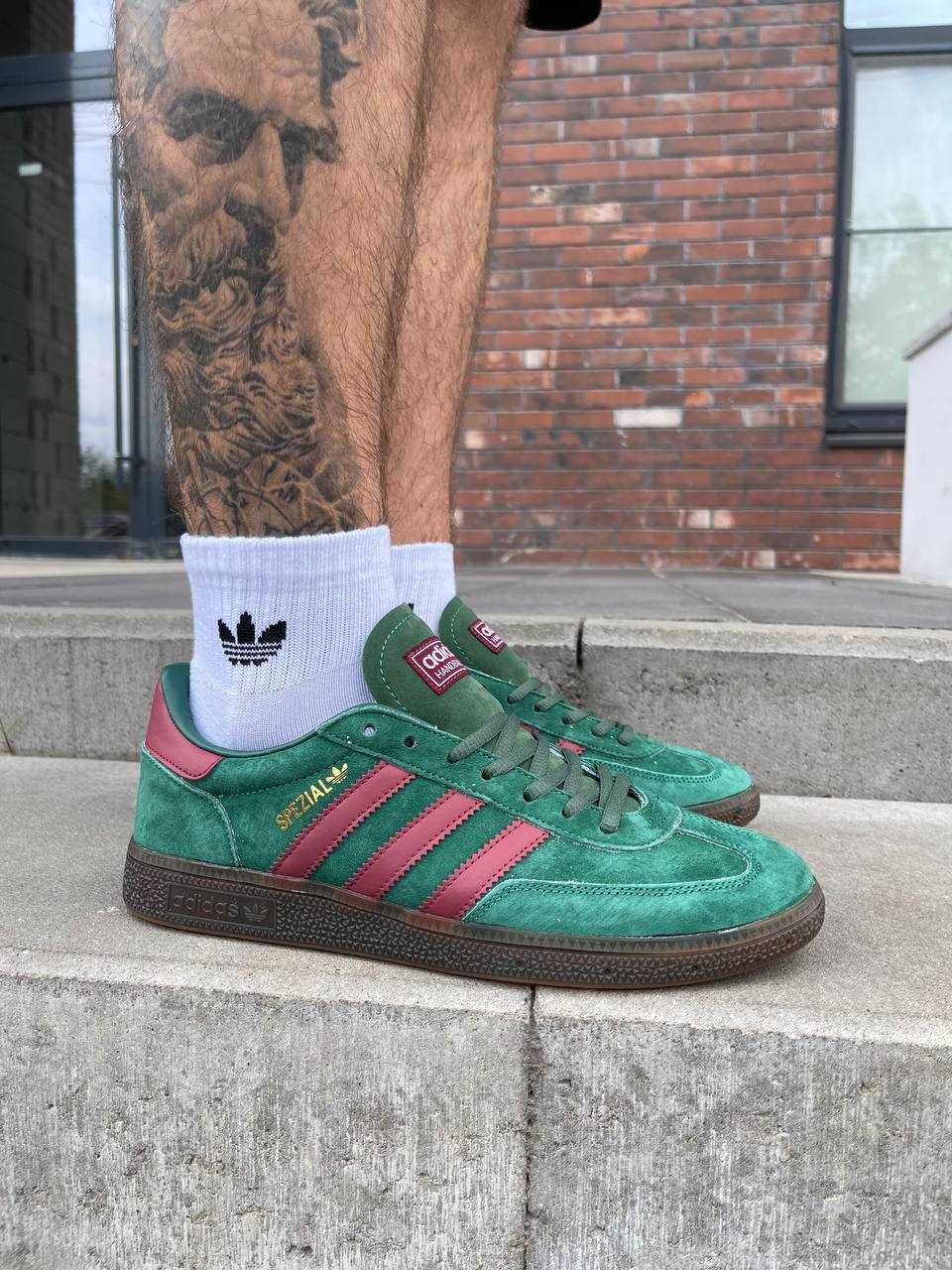 Чоловічі кросівки Adidas Spezial 'Collegiate Green Burgundy' (41-45р.)