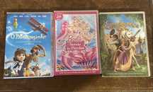 3 DVDs infantis originais – Disney, Barbie, O Principezinho
