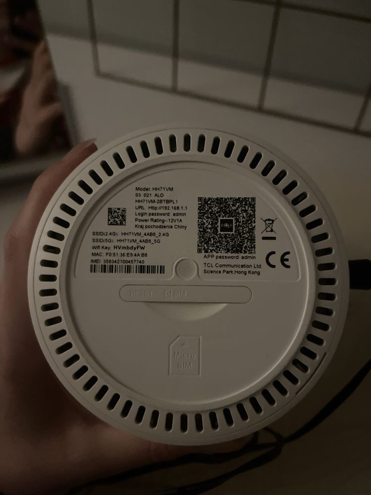 router alcatel hh71vm