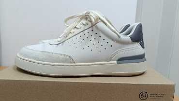 Clarks Sneakersy Courtlite Run Biały, rozmiar 42,5,  jak nowe