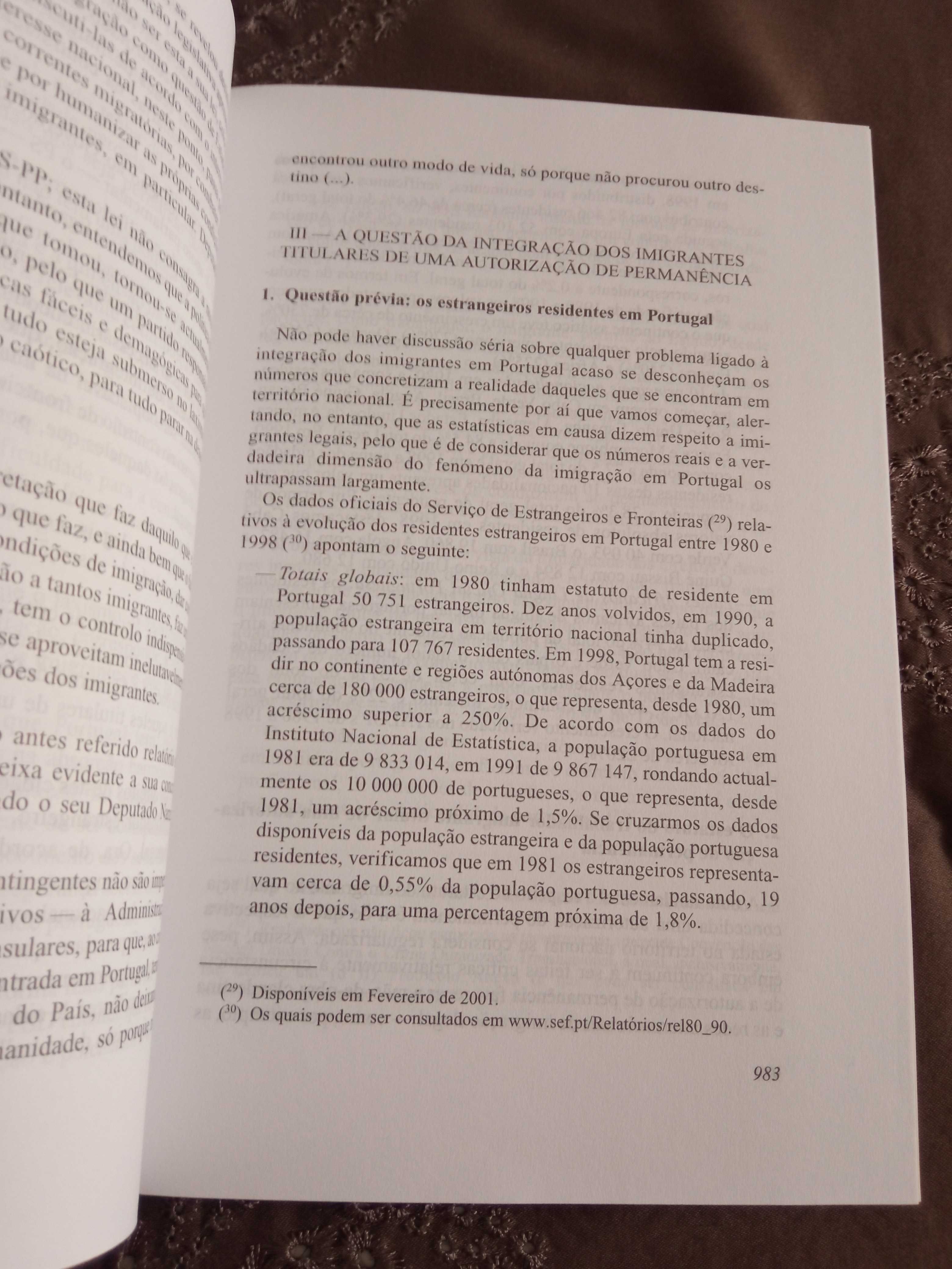 A autorização de permanência e a integração dos imigrantes