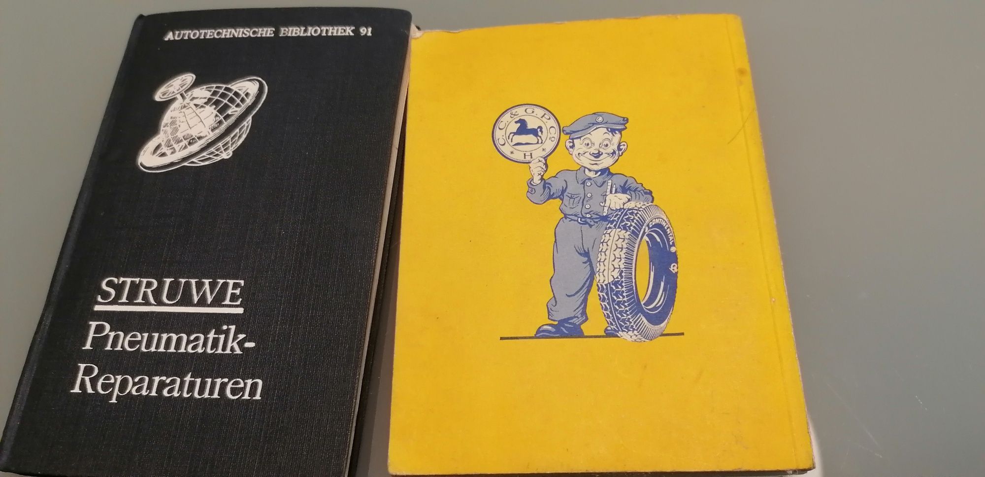 2 livros pneus continental 1930 e 1937